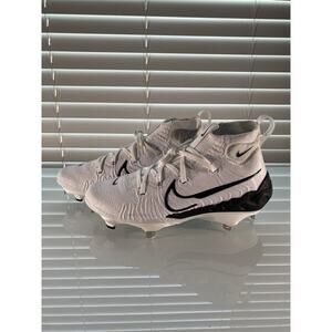 Nike Alpha Huarache NXT Baseball Cleats Metal White New Men sz 8.5